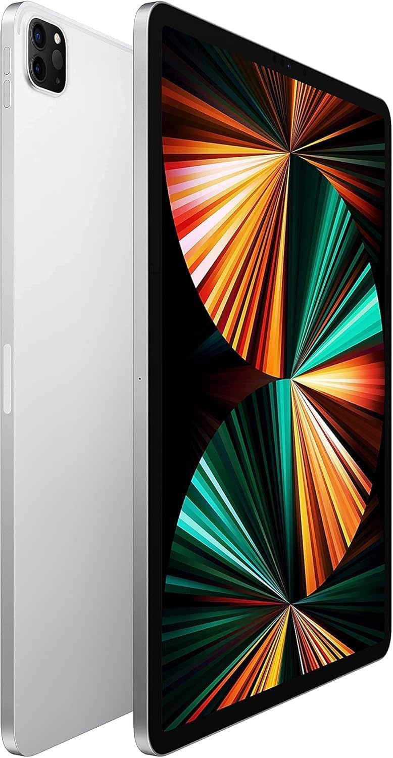 Apple 2021 iPad Pro 12.9-Inch, Wi-Fi, 512GB - Silver (Renewed)