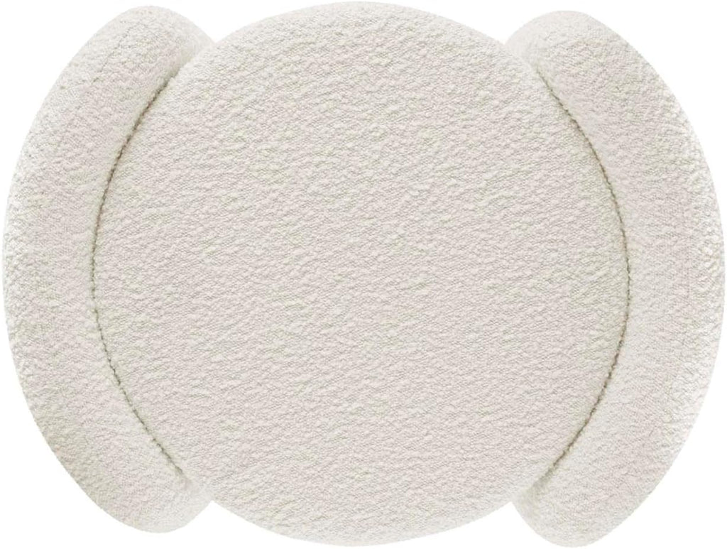 Modway EEI-5561-IVO Nebula Boucle Upholstered Upholstered Ottoman, Ivory