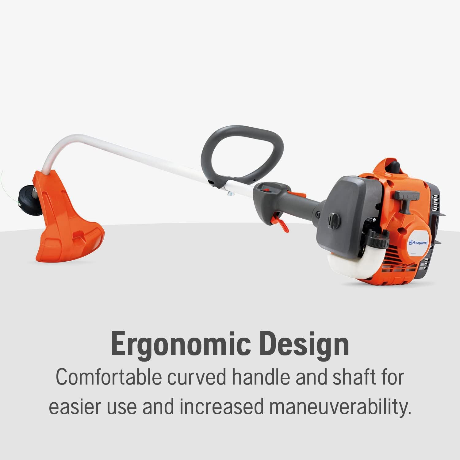 Husqvarna 122C Gas String Trimmer, 22-cc 2-Cycle, 17-inch Curved Shaft String Trimmer with Tap N' Go Head, 966712701, Gifts for Men