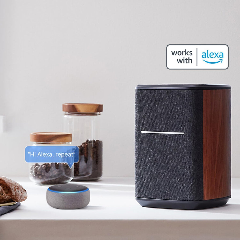 Edifier WiFi Smart Speaker Without Microphone, Compatible with Alexa, Supports AirPlay 2, Spotify Connect, Tidal Link, 40W RMS One-Piece Wi-Fi and Bluetooth Sound System, No Mic, MS50A