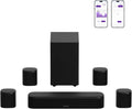 ULTIMEA 7.1ch Surround Sound Bar for Smart TV, with 4 Surround Speakers, Peak Power 330W, Surround Sound System Soundbar with Subwoofer, HDMI ARC, Bluetooth 6.0, Optical, Aux, Aura A40 Pro, 2026 Model