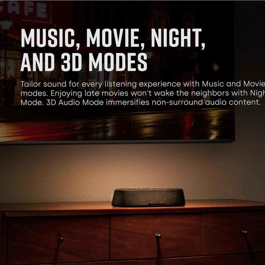 Polk Audio MagniFi Mini AX Sound Bar for TV with Wireless Subwoofer, Dolby Atmos and DTS:X Certified, Polk's patented VoiceAdjust & SDA technologies, Ultra-Compact Design, Easy Setup, Black