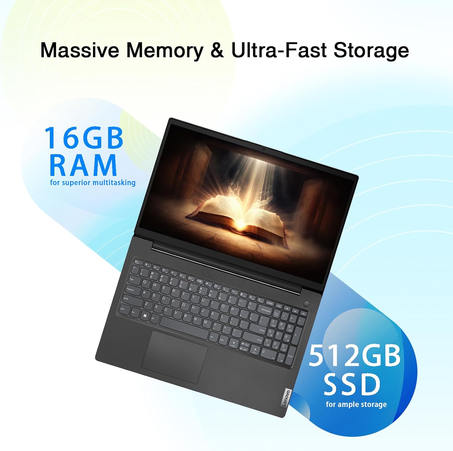 Lenovo V15 Business Laptop | Intel Pentium N6000 4-core Processor | 15.6 FHD (1920 x 1080) | 16GB RAM | 512GB PCIe SSD | Military Durability | Ethernet RJ-45 | Anti-Glare | WiFi-6 | Windows 11 Pro