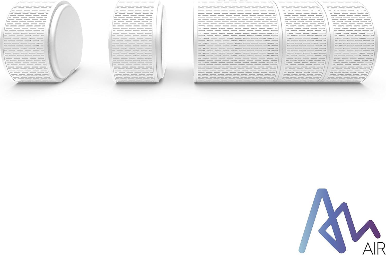 Air Audio The Worlds First Pull-Apart Wireless Bluetooth Speaker Portable Surround Sound and Multi-Room Use, White