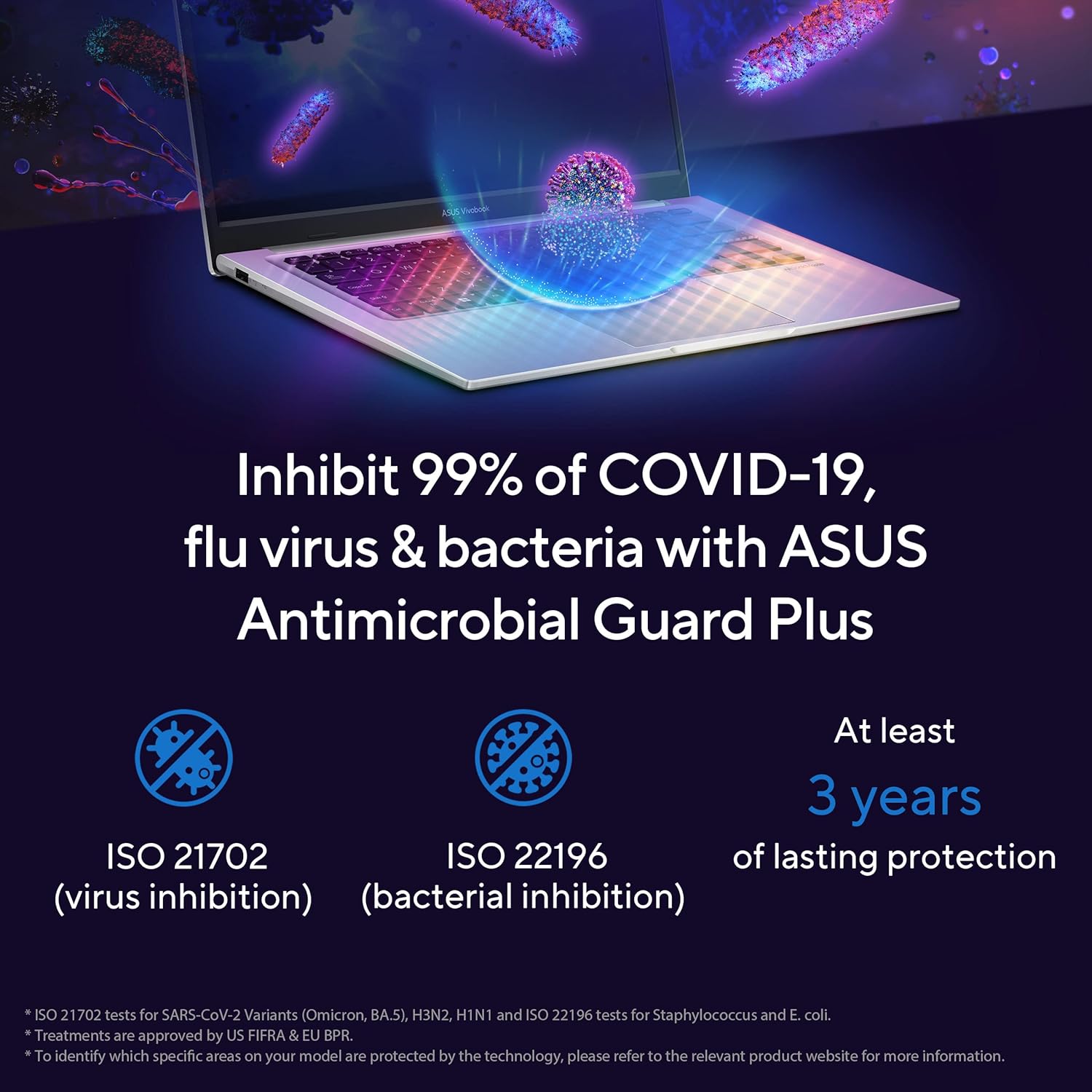 ASUS 2023 Vivobook 14 Laptop, 14” FHD (1920 x 1080) Display, Intel Core i5-1235U CPU, Intel Iris Xᵉ Graphics, 8GB RAM, 256GB SSD, Windows 11 Home, Quiet Blue, F1404ZA-AS51