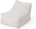 Christopher Knight Home Frank Indoor Khaki Fabric Bean Bag Lounger
