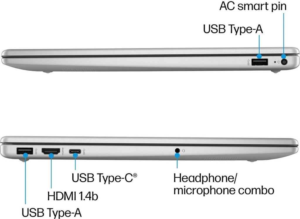 HP 2025 15-FC000 15.6” FHD IPS Touchscreen Laptop 8-Core AMD Ryzen 7 7730U AMD Radeon Graphics 16GB DDR4 512GB NVMe SSD USB-C WiFi AX BT Webcam HDMI1.4 Windows 11 Pro w/RE USB