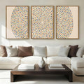 Anyzal Extra Large Jesus Feeds the 5000 Framed Wall Art 24x36 Inch Jesus Christian Canvas Wall Decor Religious Minimalist God Artwork for Living Room Bedroom Set of 3