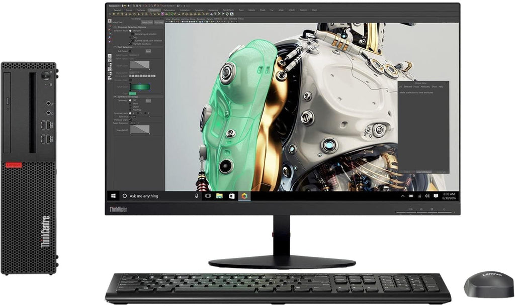Lenovo ThinkCentre M910s SFF Desktop Computer PC,Intel i7-6700 up to 4.0GHz,32GB DDR4 RAM,New 512GB NVMe M.2 SSD,Build in WiFi BT,DVD-RW,Wireless Keyboard & Mouse,Windows 10 Pro(Renewed)