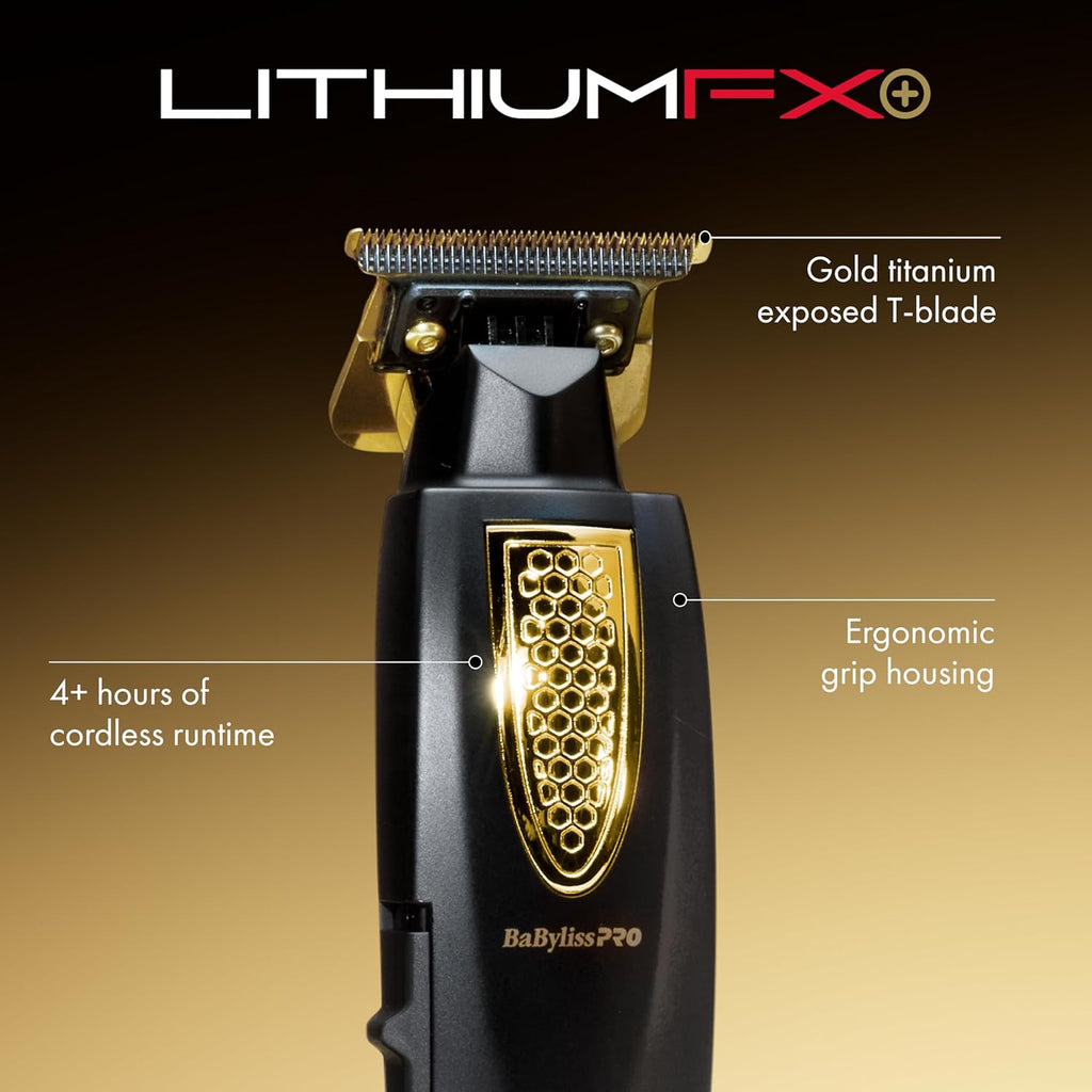 BaBylissPRO LithiumFX Cord/Cordless Lithium Ergonomic Hair Trimmers for Men