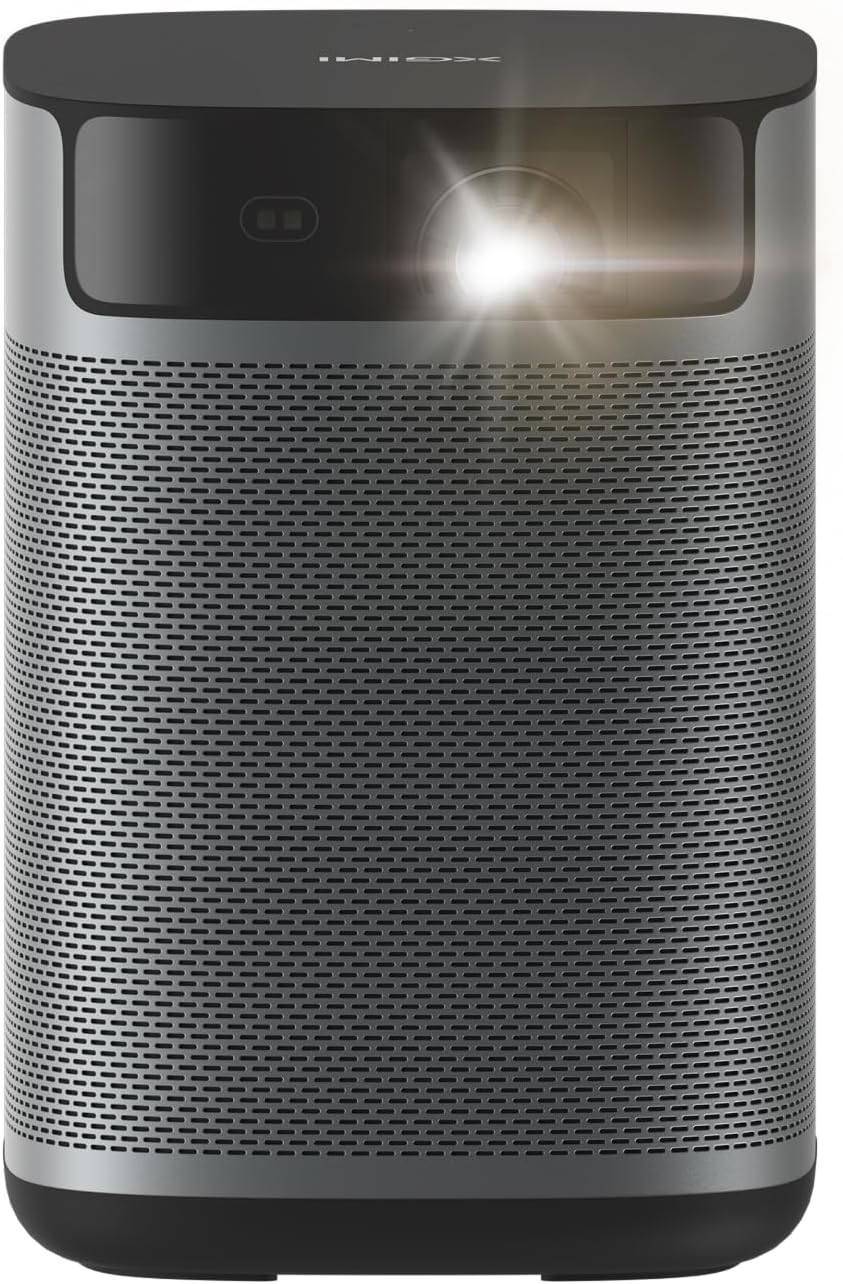 XGIMI MoGo 2 Pro (New) 1080P Portable Projector, Google TV with Licensed Netflix, with WiFi and Bluetooth, 430 ISO Lumens, 2X8W Speakers, Supports 4K, Auto Focus, Object Avoidance, Screen Adaption