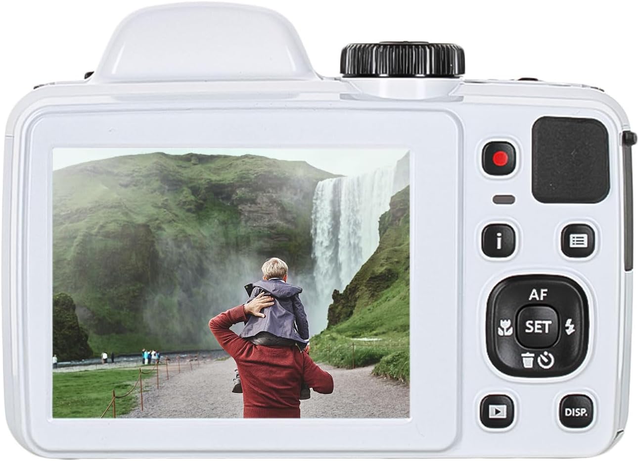 Kodak Pixpro AZ405 Digital Camera (AZ405WH) Bundle Including: 64 GB Memory Card, Rechargeable Batteries, Case, Neck Strap, Lens Caps, Full Cleaning Kit, Card Reader, Card Wallet, USB Cable, Cap Keeper