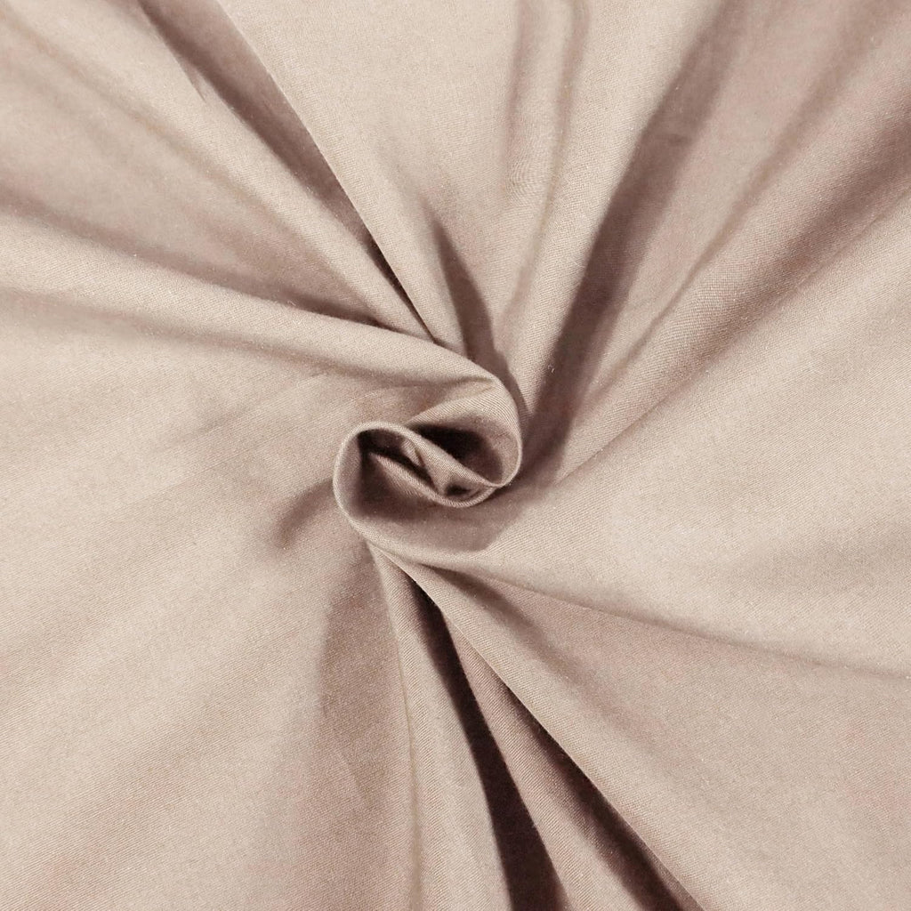 Superior 300 Thread Count Cotton Percale Sheet Set, Silky-Soft, Cooling Sheets, Bedding Basics, Breathable Sheets, 1 Elastic Deep Pocket Fitted Sheet, 1 Flat Sheet, 2 Pillowcases, Full, Tan