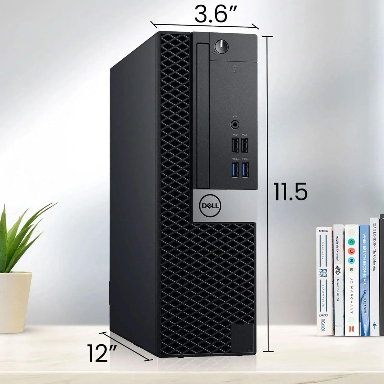 Dell OptiPlex 3070 Desktop Computer PC Intel Core i5-9500 6-Cores, 16GB DDR4 Ram, 512GB SSD, Dual 2 x 22 LED Monitors, WiFi, Wireless KB & Mouse, Windows 11 Pro (Renewed)
