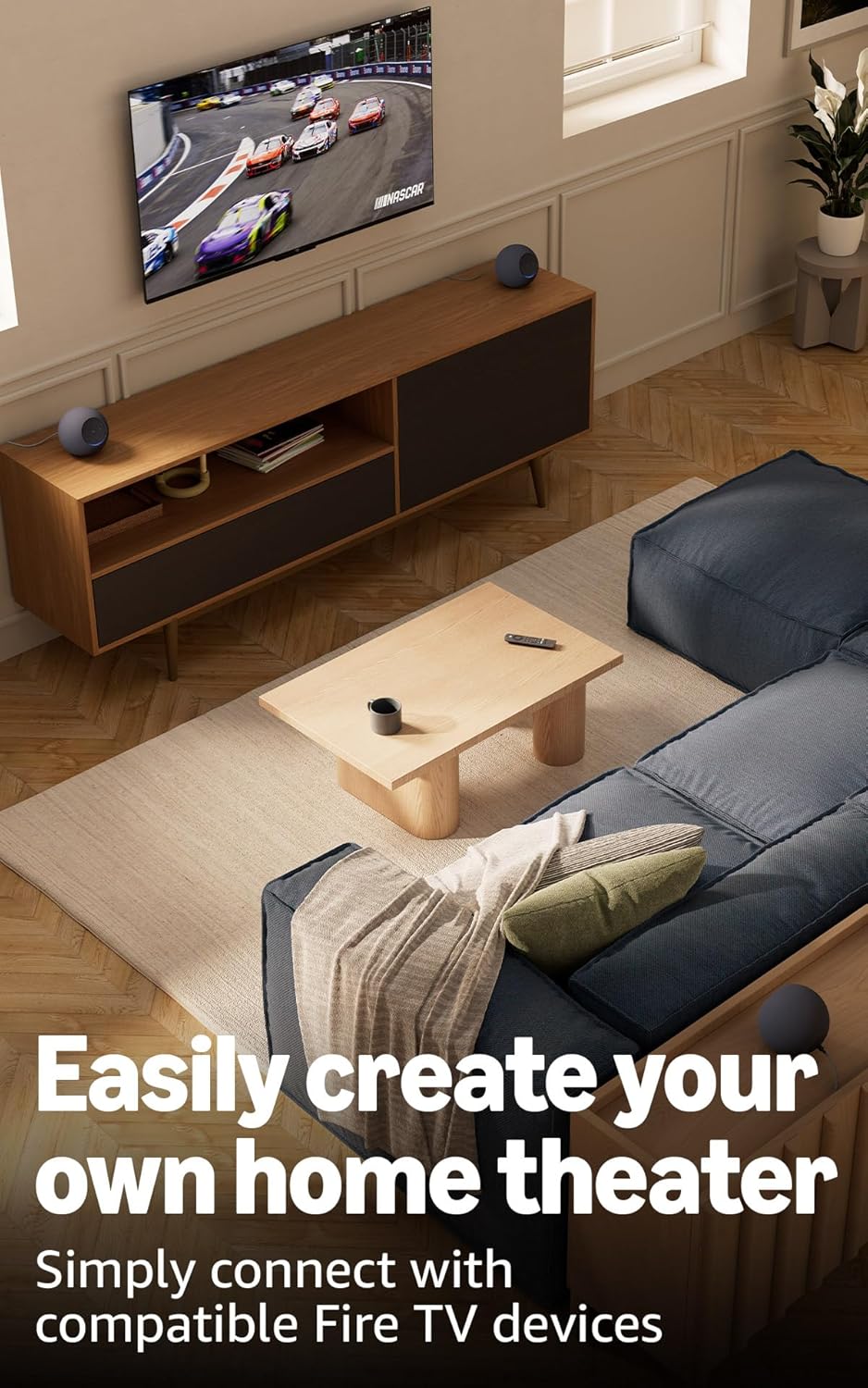 Amazon Echo Studio (newest model), Immersive spatial audio and Dolby Atmos, Designed for Alexa+, Graphite