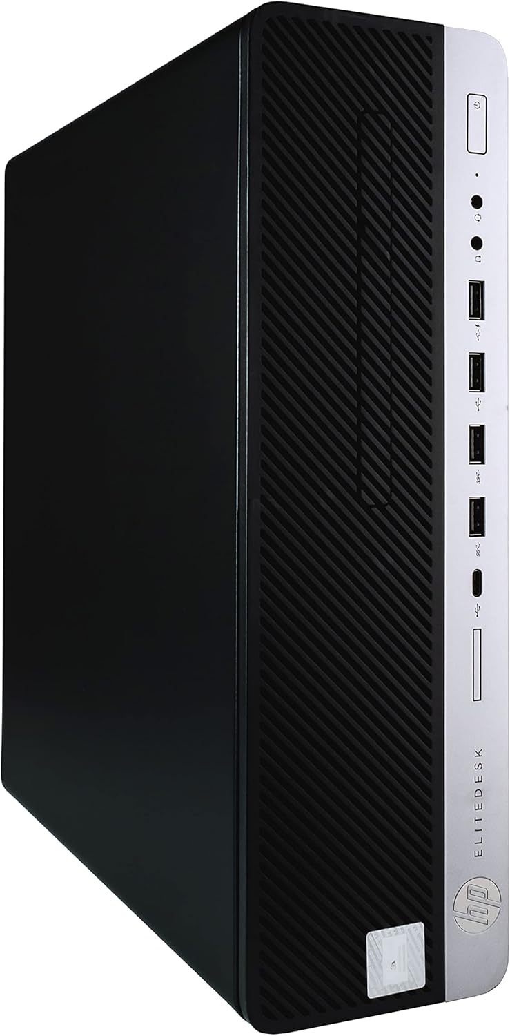 HP EliteDesk 800G4 Desktop Computer | Hexa Core Intel i5 (3.2) | 32GB DDR4 RAM | 1TB SSD Solid State | Windows 11 | Home or Office PC (Renewed)