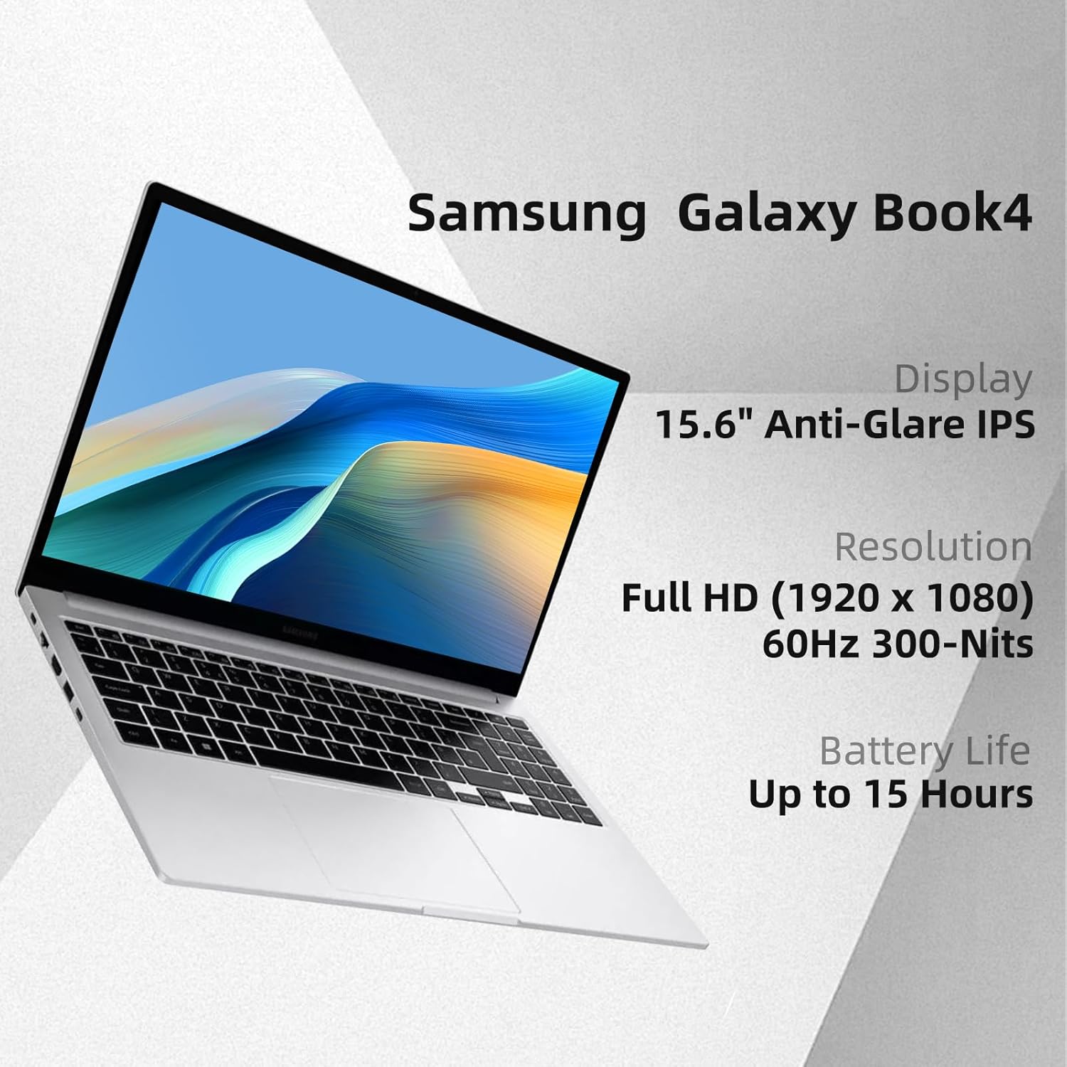 Samsung Galaxy Book4 Business Laptop - 15.6" FHD Display, Intel 10-Core 7-150U(Beats i7 1355U), 16GB RAM, 1TB SSD, Win 11 Pro + Free Office 365 for The Web, Backlit Keyboard, Fingerprint