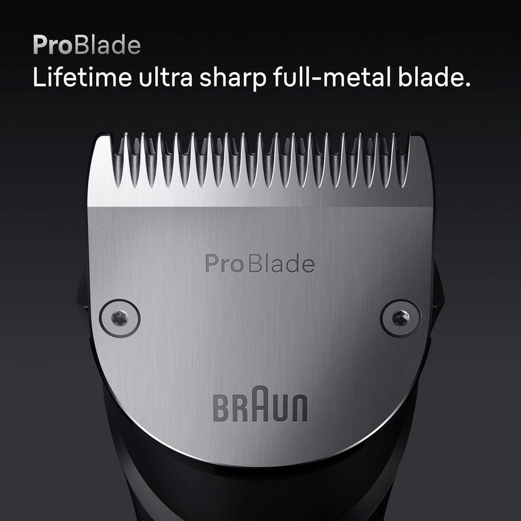 Braun All-in-One Series 9 Men's Electric Beard Trimmer, Hair Clipper, Shaver & Razor for Face, Hair & Body, AIO 9535 with Gillette Labs Razor, Cordless