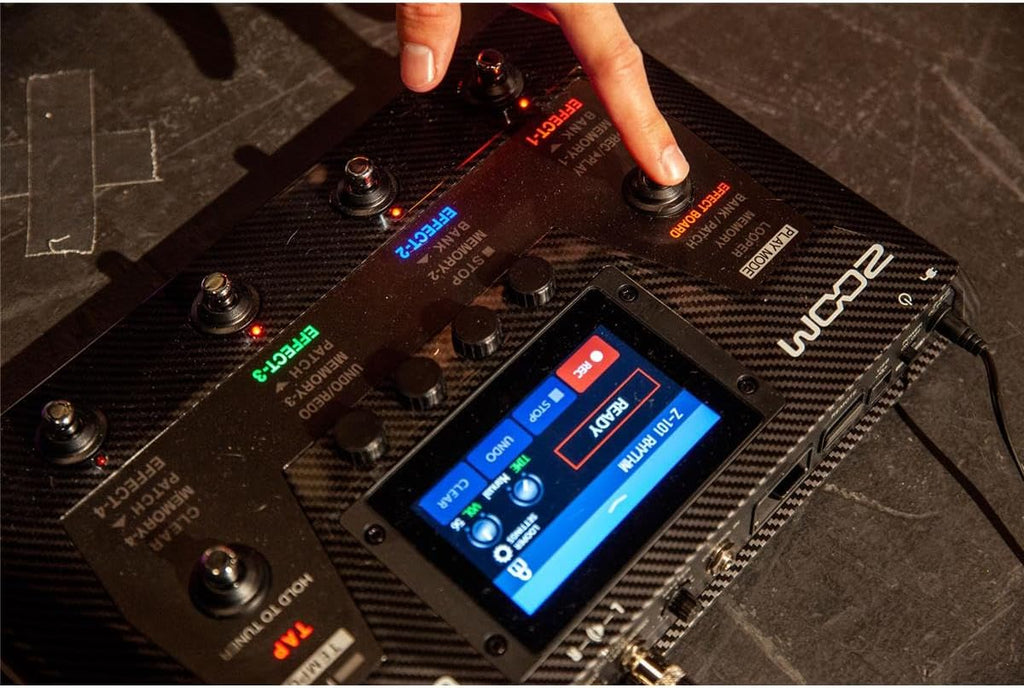 Zoom G6 Guitar Multi-Effects Processor with Expression Pedal, 100+ Effects, Amp Modeling & IRs, Looper, Touchscreen Display, and USB Audio Interface