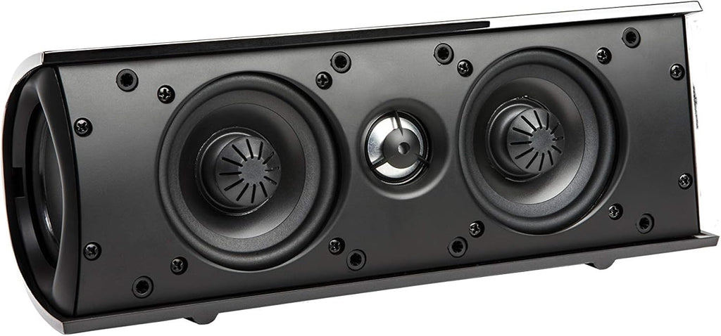 Definitive Technology ProCinema 6D - Compact 5.1 Channel Home Theater Speaker System | 250-Watt Powered Subwoofer Center Channel + 4 Speakers | Sleek Modern Looks Match Any Décor Black