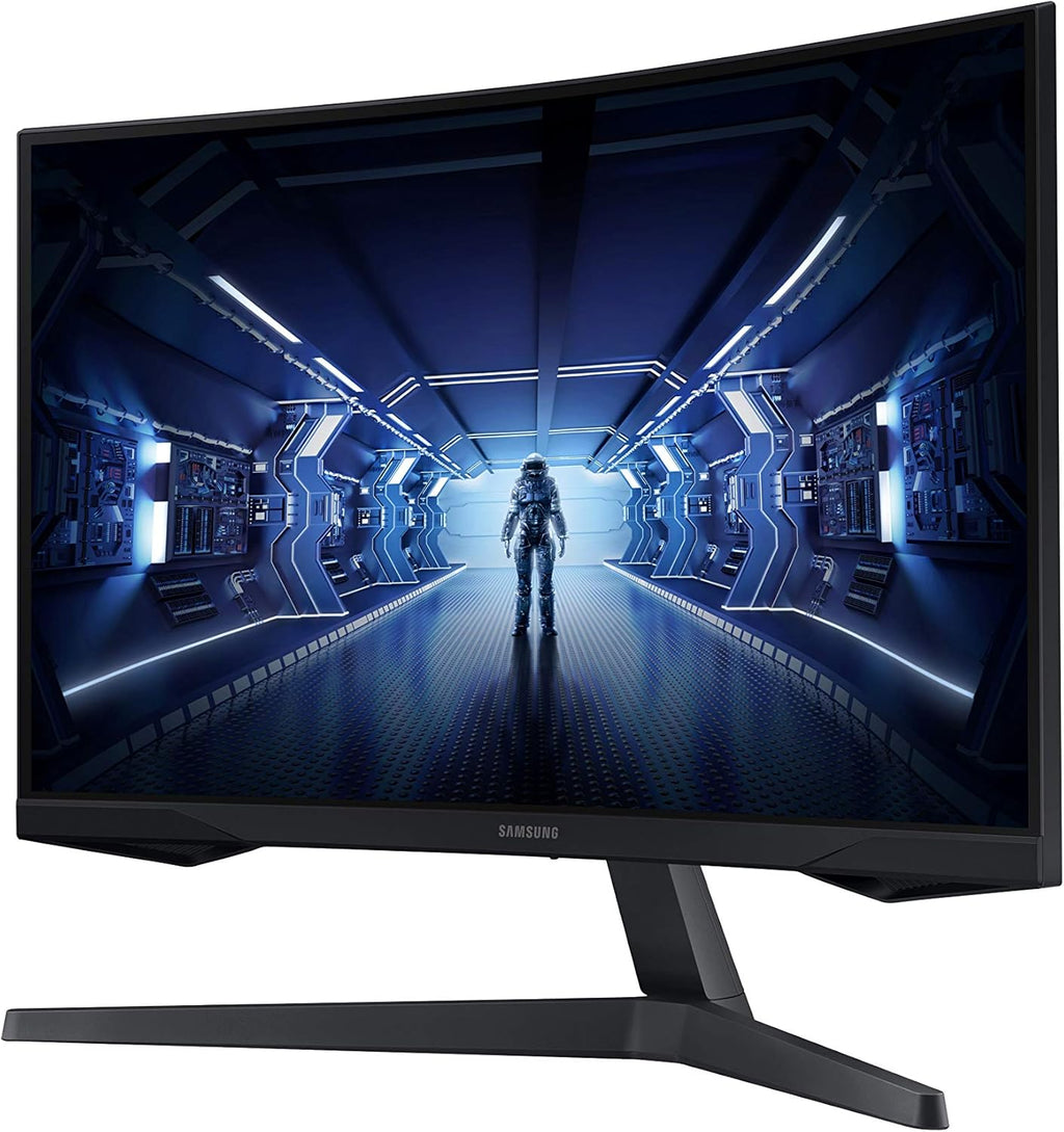 Samsung 34' Odyssey G5 Ultra-Wide Gaming Monitor with 1000R Curved Screen, 165Hz, 1ms, FreeSync Premium, Large Display, Eye Comfort, Multiple Ports, WQHD, LC34G55TWWNXZA, Black