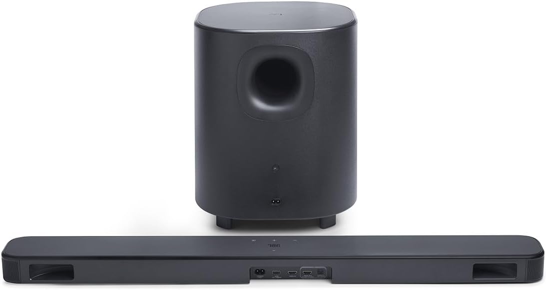 JBL BAR 500 MK2 5.1 Channel Soundbar System with AudioQuest Sky 3m HDMI Cable