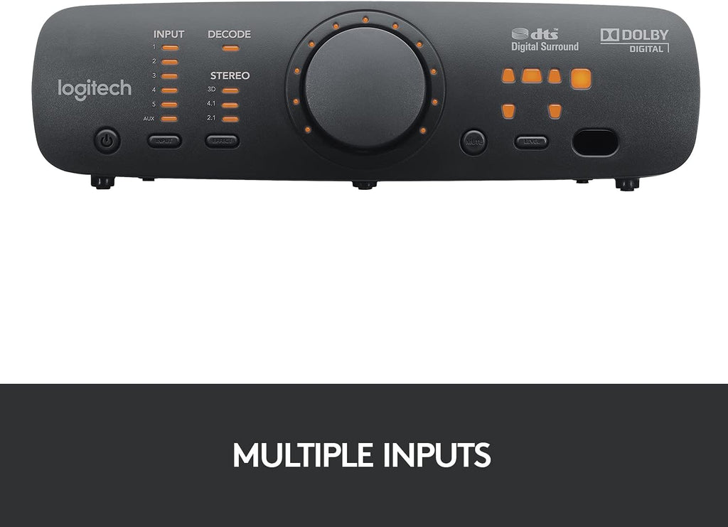 Logitech Z906 5.1 Surround Sound Speaker System - THX, Dolby Digital and DTS Digital Certified - Black