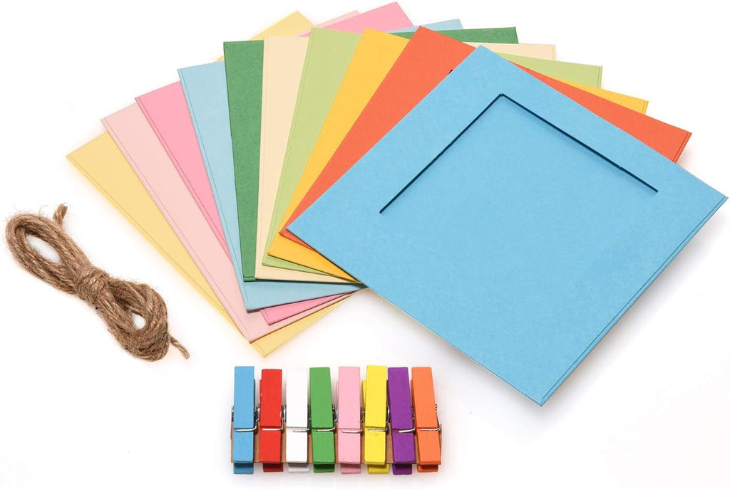 Kodak Printomatic Instant Camera Bundle (Blue) Zink Paper (20 Sheets) - Case - Photo Album - Hanging Frames.