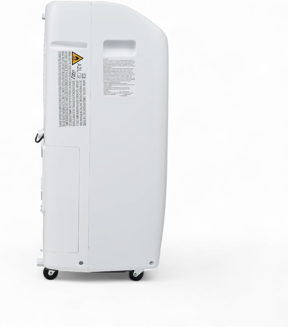 Hisense 8,000 BTU DOE/SACC (10,000 ASHRAE) Portable Air Conditioner Dual Hose & Inverter, 350 Sq Ft, Wi-Fi, ConnectLife App Google & Alexa, 3 operating modes, Noise 42 dB HAP0825TWD