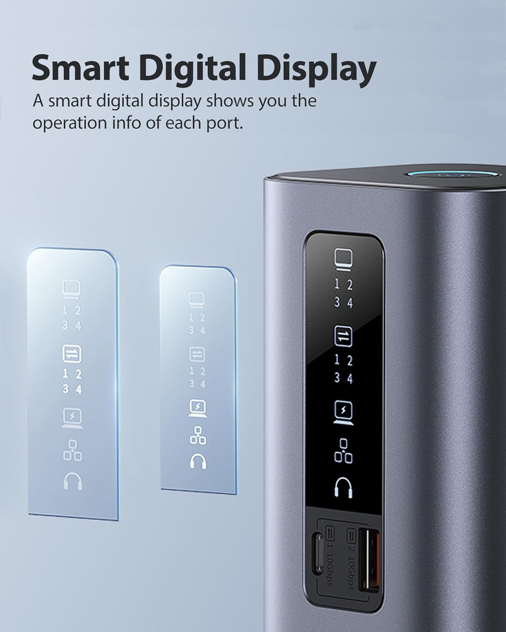 Baseus Spacemate Docking Station, 11-in-1 USB-C Dock for Windows Laptop, Triple Display with 4K HDMI & DP, 10Gbps USB-C & USB-A, Ethernet, Audio, 100W PD Charging for Dell HP Lenovo Acer and More