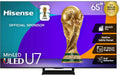 Hisense 65" U7 Mini-LED ULED 4K UHD Best Premium Gaming Google Smart TV (65U75QG, 2025 Model) - QLED, Native 165Hz, VRR 288, Up to 3000 Nits, HDR10+, Dolby Vision IQ · Atmos, IMAX Enhanced, 2.1.2 Ch