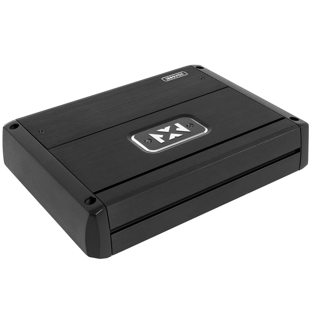 NVX XQA6001 600W RMS XQ-Series SQ Hi-Res Class D 1-Ohm Stable Monoblock Amplifier with X-Boost and Wired Bass Remote