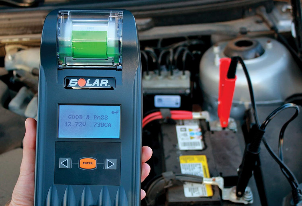 Clore Automotive SOLAR BA327 20-2000 CCA Electronic Battery and System Tester with Printer, One Size, Factory