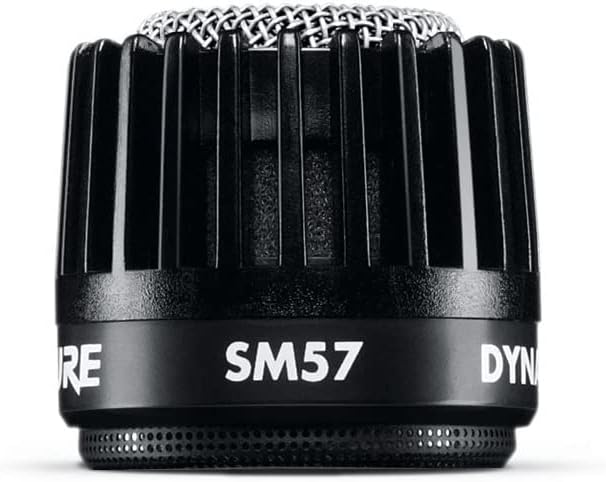 Shure SM57 Dynamic Microphone – Wired Cardioid XLR Instrument Handheld Mic for Guitar Amplifiers, Snare Drum, Percussion, Live Sound & Studio Recording, Black