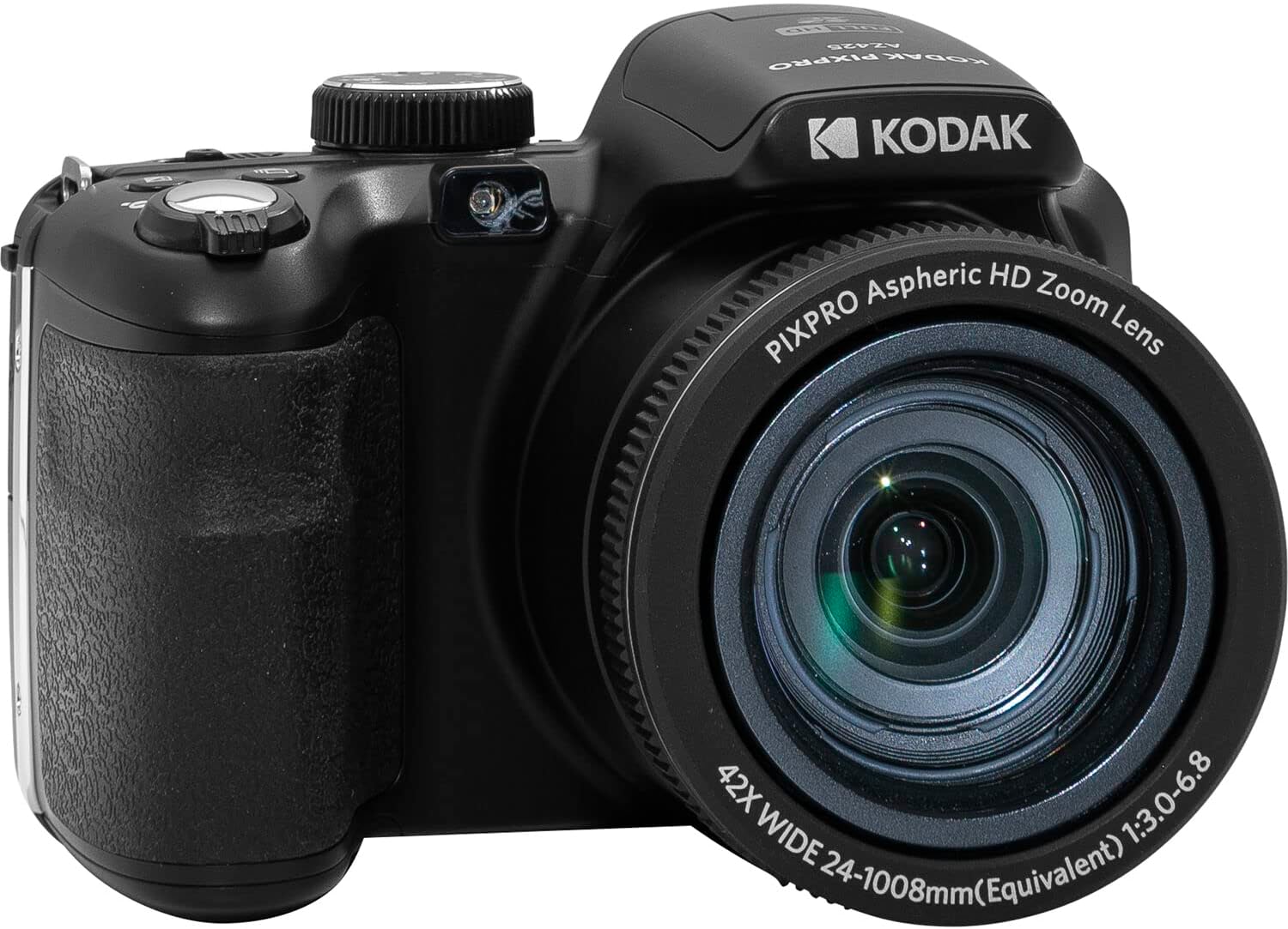 Kodak PIXPRO AZ425 Digital Camera Bundle with 64GB Memory Card + Camera Case (Black) + USB Card Reader + Table Tripod + Accessories (Black)