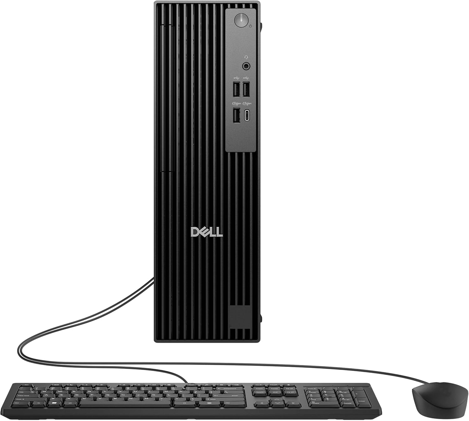 Dell Pro Slim QCS1250 SFF Desktop Computer (New-Gen of OptiPlex), 14-core Intel Core i5-14500, 16GB DDR5, 512GB SSD, DP + HDMI, Wi-Fi 6E, Bluetooth, RJ-45, USB-C, Wired KB & Mouse, Windows 11 Pro
