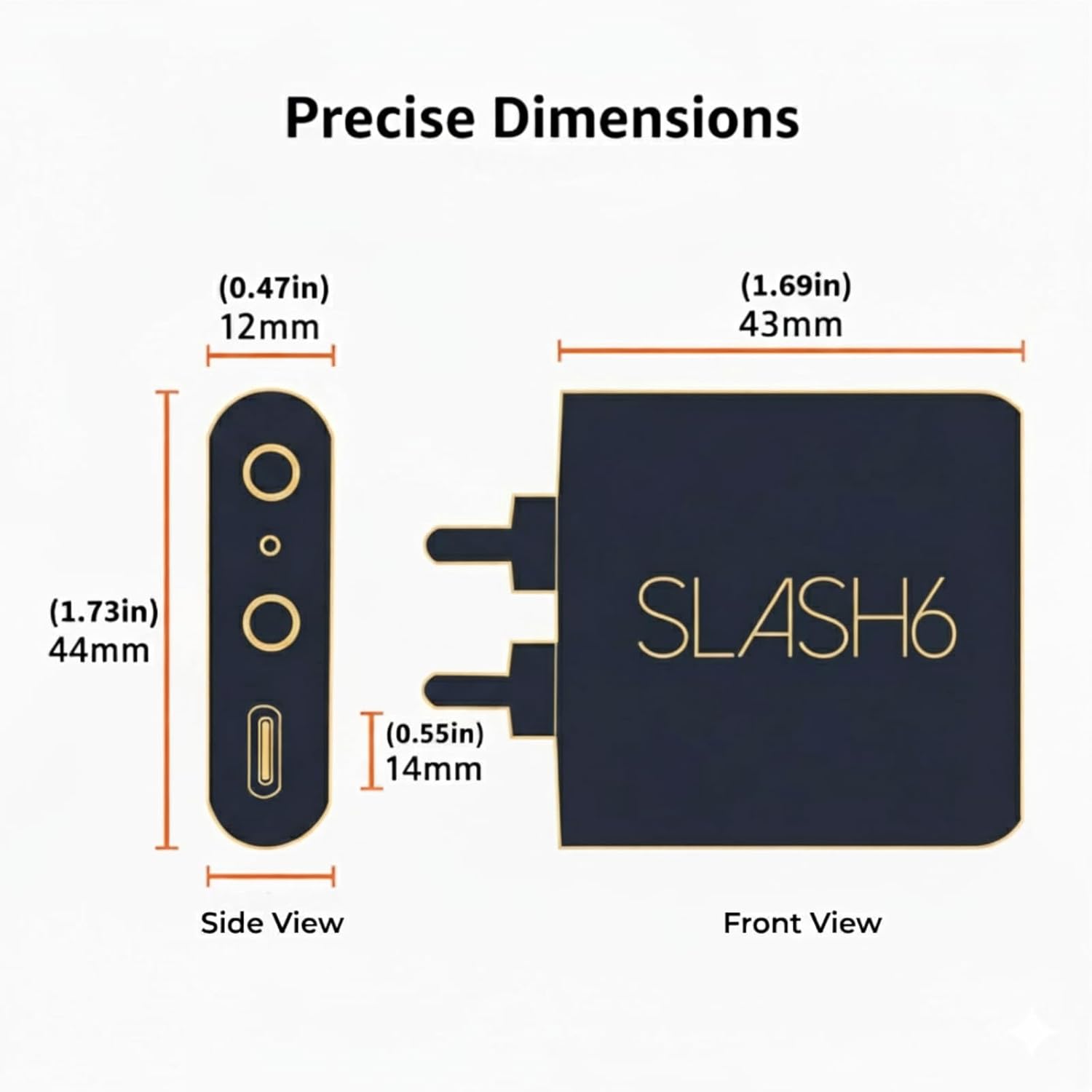 Slash6 Hi-Res Bluetooth Audio Receiver for Home Stereo, Audiophile Wireless Adapter with ESS Quad DAC (ES9219), Optical in/Out, USB DAC Mode, LDAC & aptX Adaptive/HD, AAC