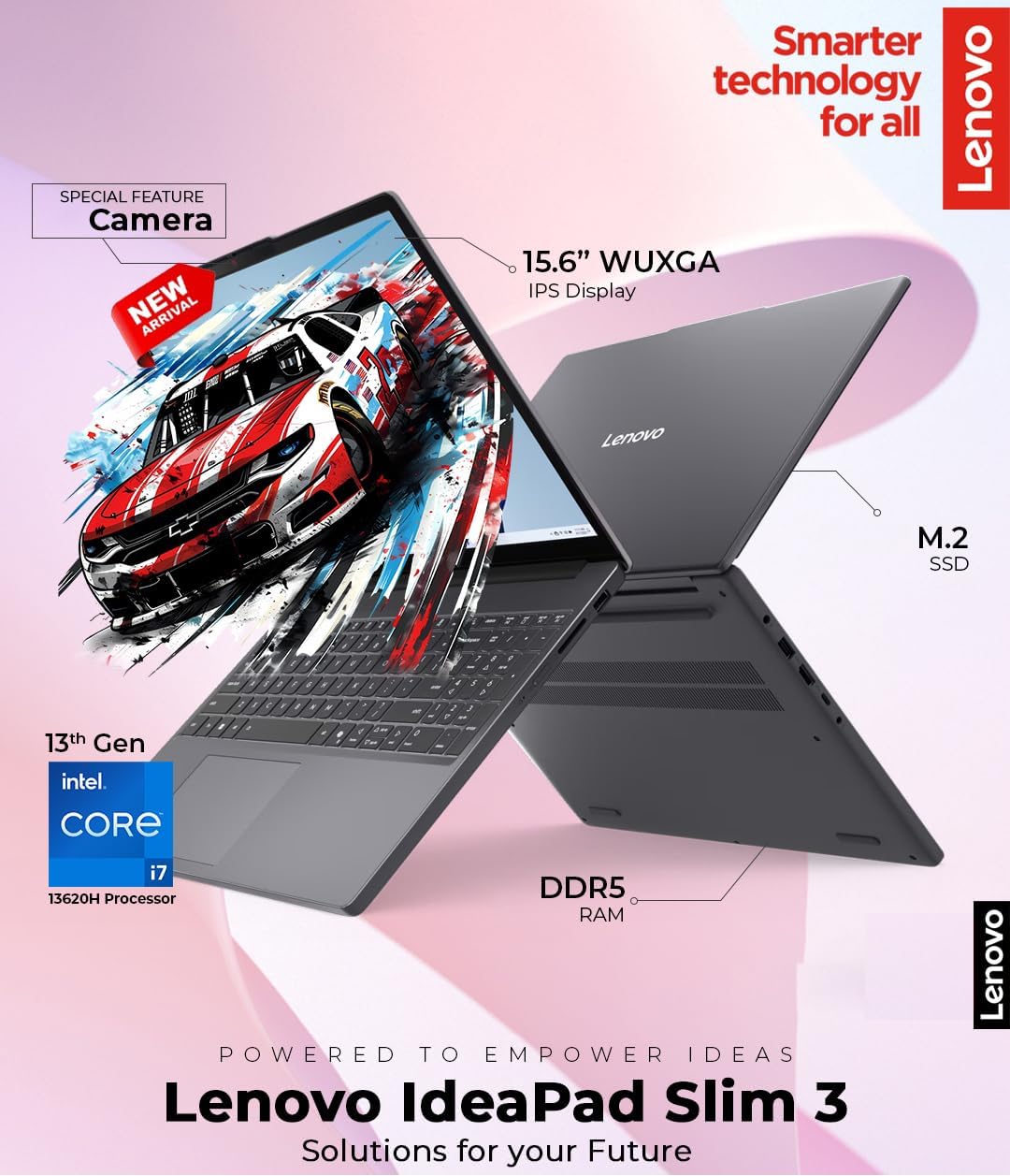 Lenovo 2026 Premium Business Laptop, Intel Core i7-13620H (10-Core), 16GB DDR5, 512GB SSD, 15" WUXGA Copilot AI PC, Microsoft 365, WiFi 6, Windows 11 Home – Powerhouse for Work, Study & Creativity