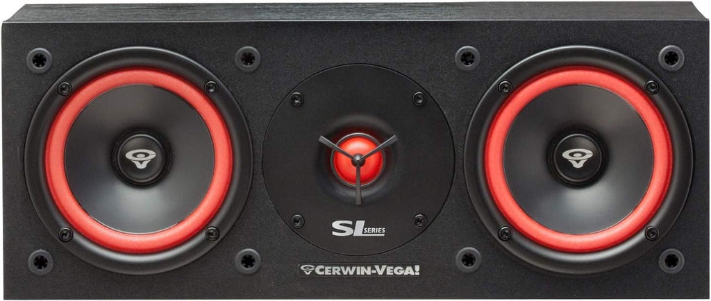 Cerwin Vega Mobile CV SL Series Dual 5.25" 2-Way Center Channel Speaker - SL-25C