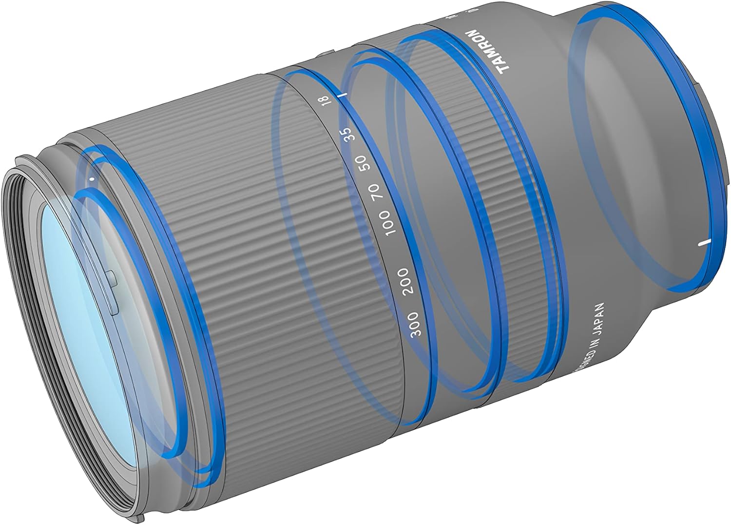 Tamron 18-300mm F/3.5-6.3 Di III-A VC VXD Zoom Lens - All-in-One Versatile Range - Vibration Compensation System - Canon R APS-C Mirrorless - Black - Travel, Wildlife, Sports, Portrait Photography