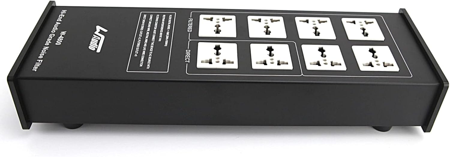 WAudio AC Noise Power Filter - Line Conditioner Power Purifier Surge Protector with Universal Outlets