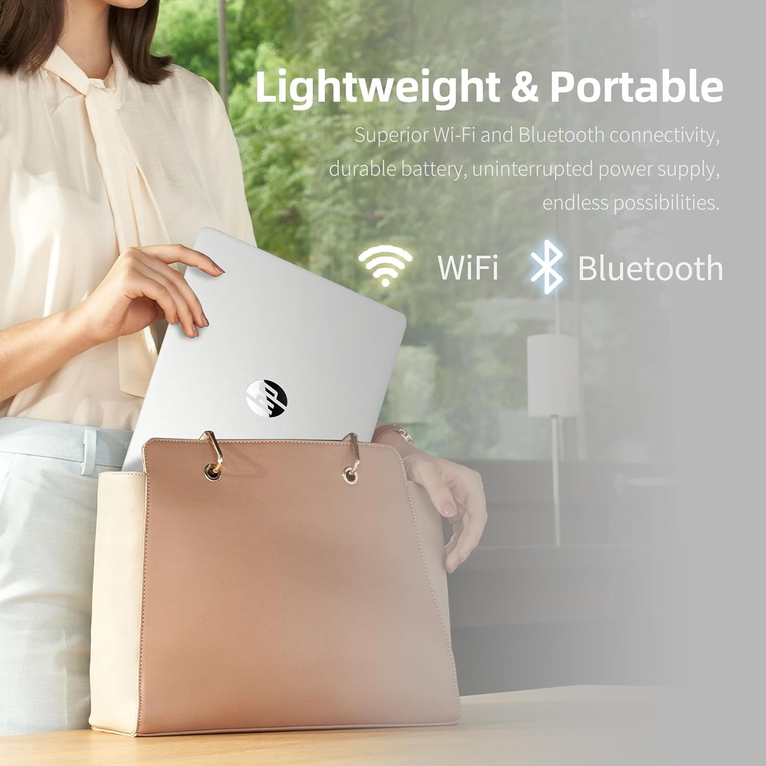 HP Essential Laptop Computer for Home & Student with Office 365, 2026 Edition, 8GB RAM, 128GB Storage- Intel Processor - LED Display, 128GB Docking Station, Portable Design, Copilot AI, Windows 11 S