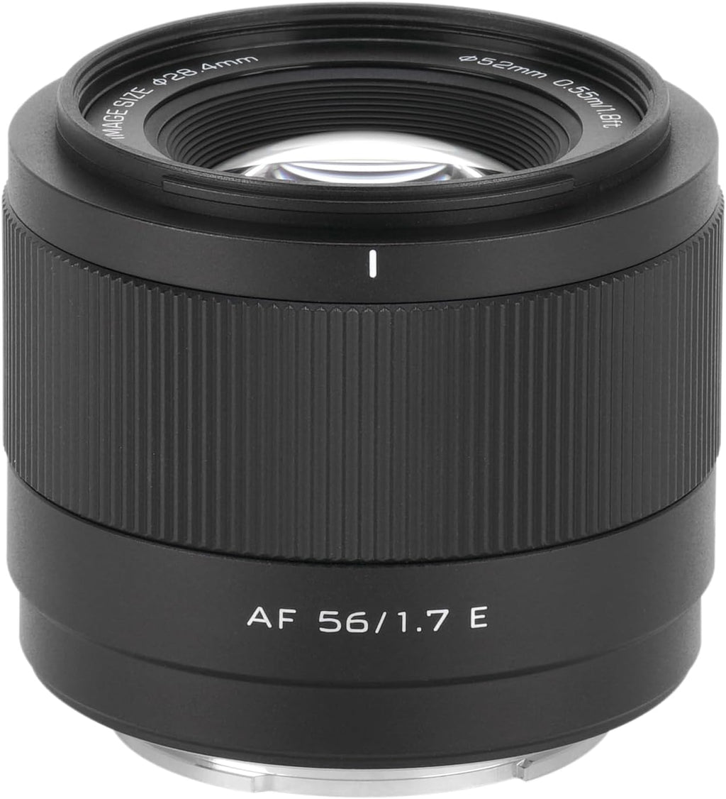 VILTROX 56mm f/1.7 E Lens for Sony, 56mm APS-C E Mount Len, Auto Focus e Mount Portrait Lens for Sony a7IV a7RV a6400 a6700 ZV-E10 a6600
