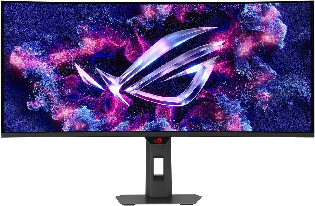 ASUS ROG Strix 34” Ultrawide QD-OLED HDR Gaming Monitor (XG34WCDG) - 3440x1440, 175Hz, 0.03ms, OLED Care Pro, True 10-bit, G-SYNC Compatible, DisplayWidget, Extreme Low Motion Blur, 3 yr Warranty