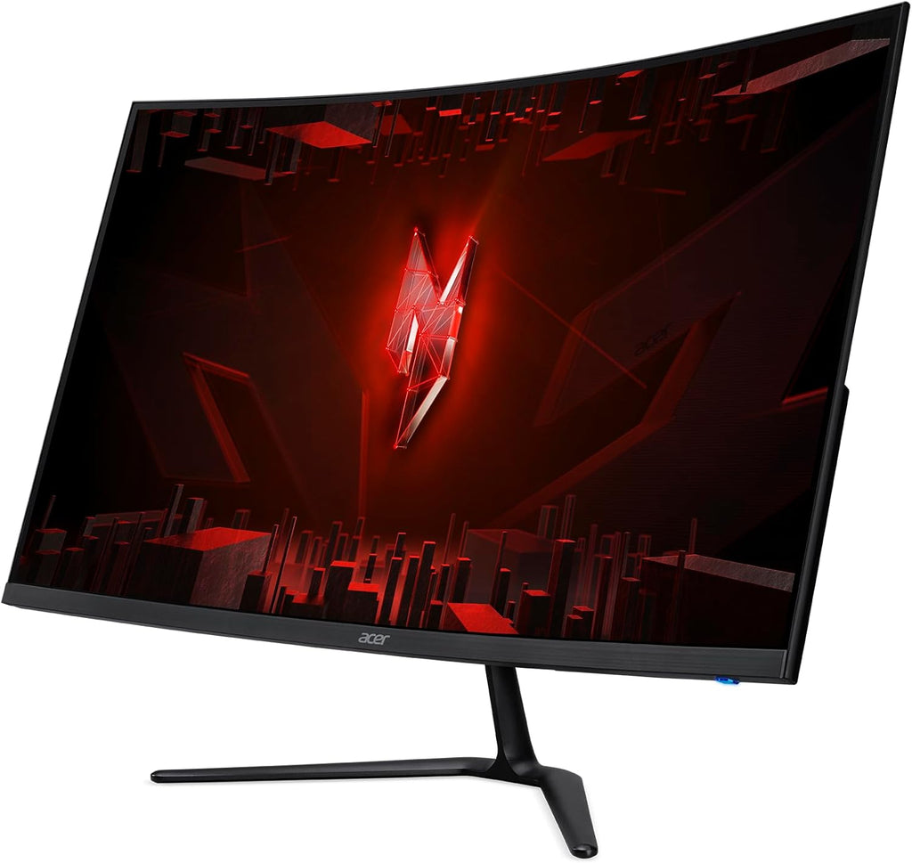 acer Nitro 31.5” Gaming Monitor | Full HD 1920 x 1080 | 1500R 16:9 Curved | AMD FreeSync Premium | 240Hz Refresh Rate | 1ms (VRB) | 1 x Display Port 1.4 & 2 x HDMI 2.1 Ports | ED320Q W0biip