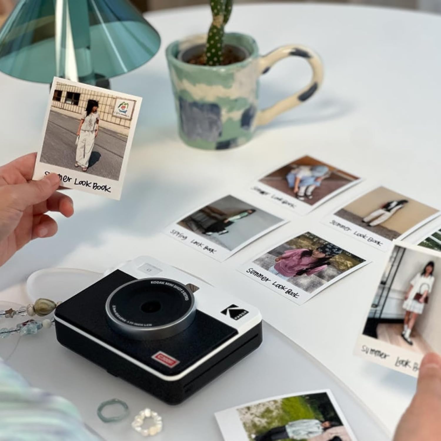 KODAK Mini Shot 3 Retro 3x3” Instant Digital Camera & Photo Printer, 38 Sheets, 2-in-1 Portable Print Camera, Bluetooth Smartphone Printer for iOS & Android, 4PASS Dye Sublimation, Yellow
