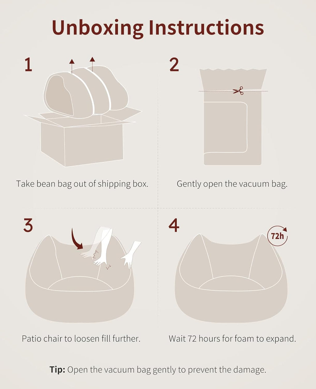 Relefree Cafy Bean Bag Chair for Adults,Oversized Reading Chair with Armrests,Memory Foam Filling Comfy Chair,Giant Cozy Adult Bean Bag Chair,Large Lazy Living Room Chair for Bedroom,Reading Nook