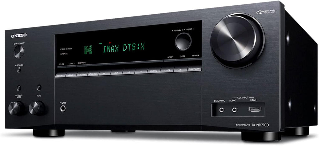 Onkyo TX-NR7100 9.2-Channel AV Receiver - 100 Watts Per Channel, Dirac Live Out of Box, Works with Sonos Certified, THX Certified and More