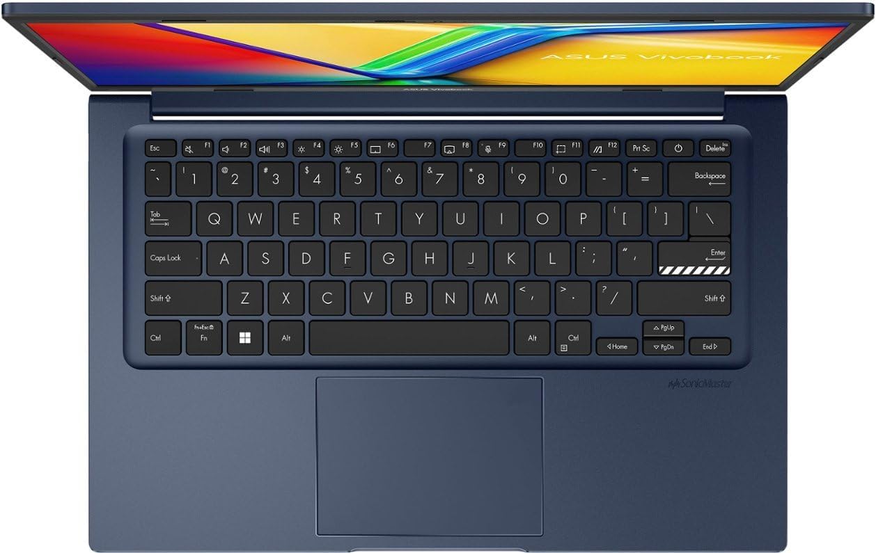 ASUS Vivobook Laptop 14.0" FHD Display (6-Core Intel i3-1215U, 16GB RAM, 1TB PCIe SSD, Intel UHD, WiF 6E, Bluetooth 5.3, Webcam, Win 11 Pro) w/DKZ USB Hub Port Expander