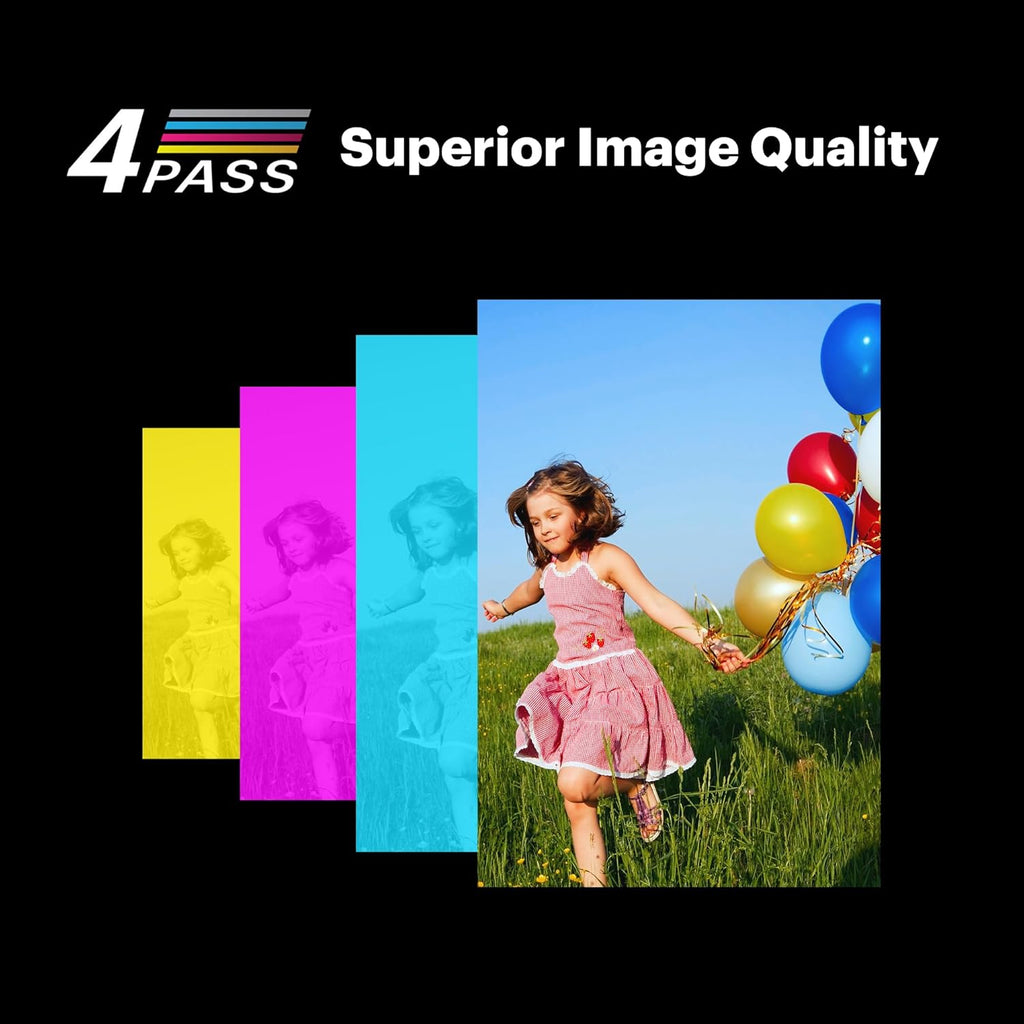 KODAK Mini 3 ERA 4PASS Portable Photo Printer (Yellow, Printer + Initial 8 Sheets + 60 Sheets + Accessories)